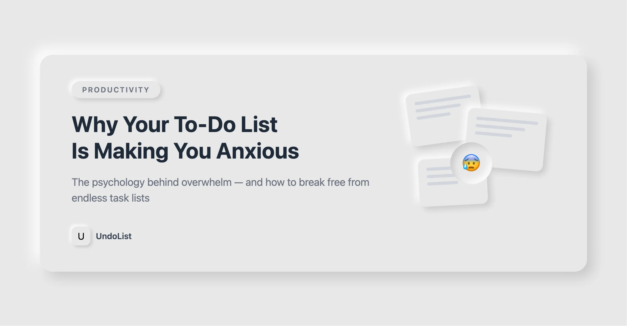 Why Your To-Do List Is Making You Anxious (And What to Do About It)